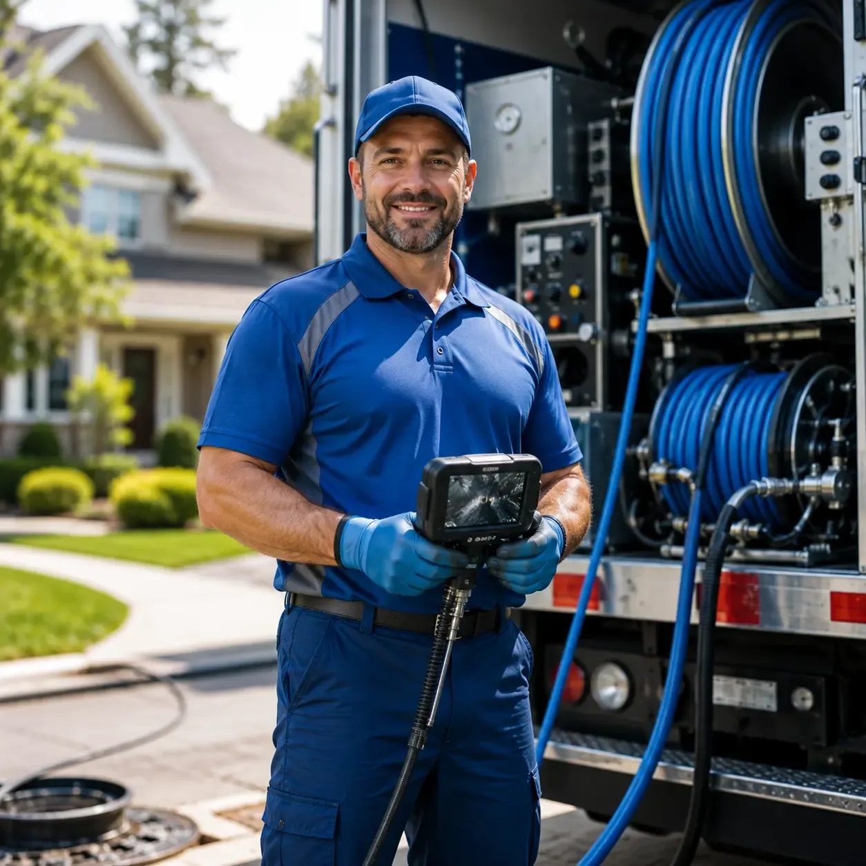 Local outdoor drain cleaning specialists in Marshall, AR
